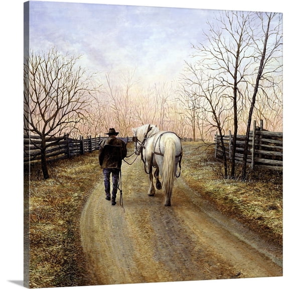 Great BIG Canvas | "End of Day" Canvas Wall Art - 24x24