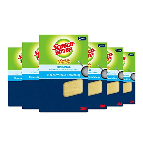 ScotchBrite Dobie Pads, Dobie Sponge for All Purpose Cleaning of