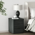 thumbnail image 2 of Evelyn Modern Nightstand with 3 Full Extension Drawers in Charcoal Grey, 2 of 10