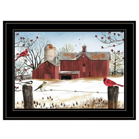 Trendy Decor 4U TrendyDecor4U Contemporary "Winter Friends" Framed Print Wall Art by Billy Jacobs