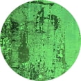 thumbnail image 1 of Ahgly Company Indoor Round Oriental Green Industrial Area Rugs, 3' Round, 1 of 4