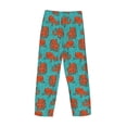thumbnail image 3 of Vsdgher Fun Octopus Print Mens Pajama Pants Sleep & Lounge Pants, PJ Bottoms With elastic waistb and Pockets, 3 of 5