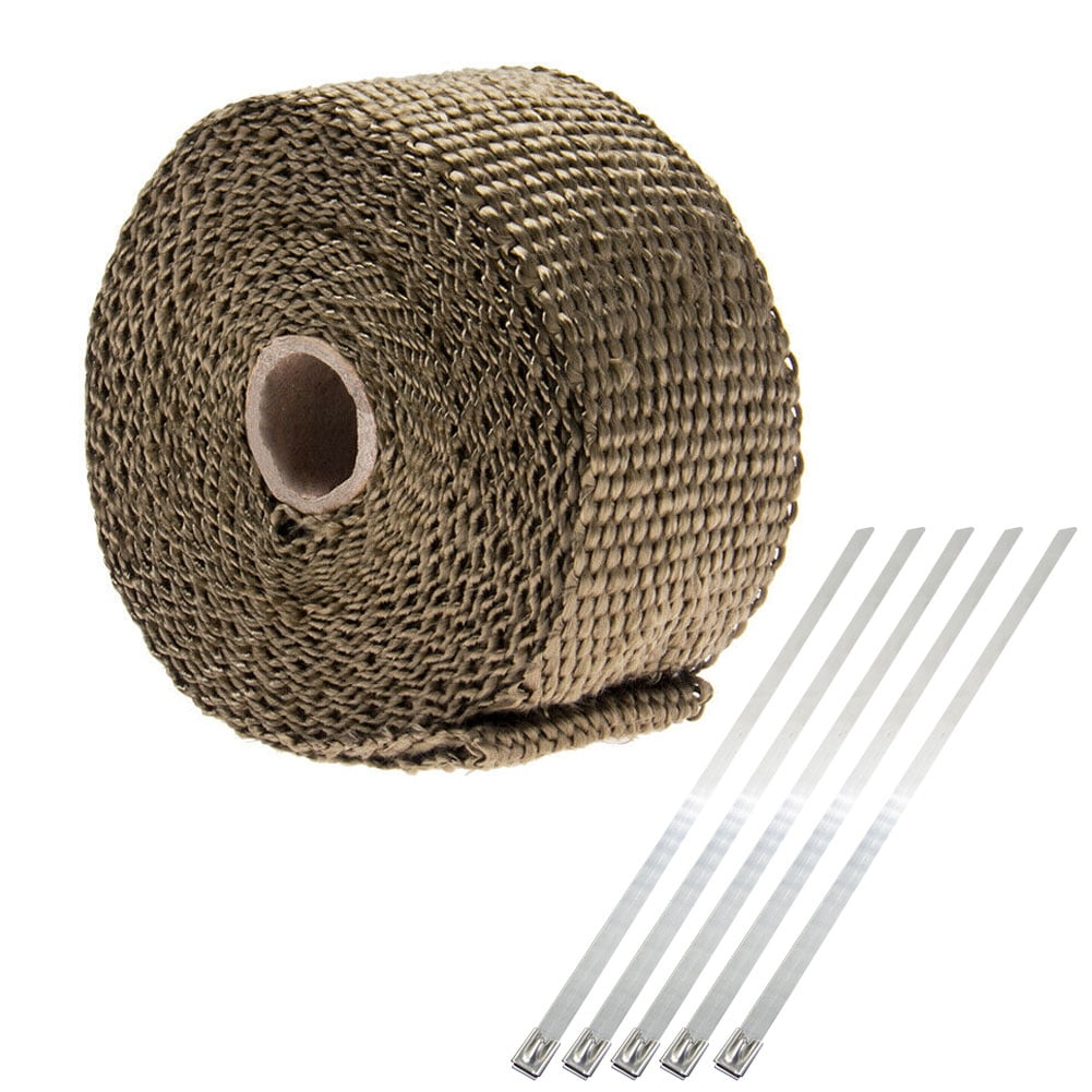 Insulation Materials Exhaust/Header Heat Wrap With Stainless Ties Anti-melting 