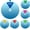 Blue, variant on Office Door Sign,Do Not Disturb/Come in Welcome/Out of Office/in a Meeting/Back Soon/Working Remotely Sign, Privacy Door Status That Lets Others Know Whether You're Available Or Not
