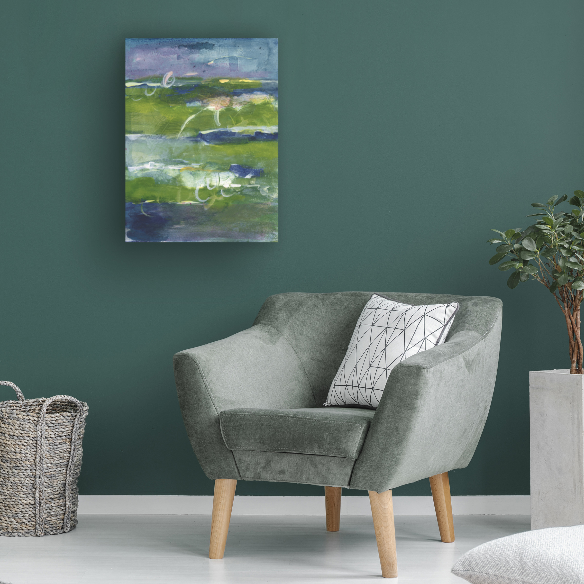 Joyce Combs 'Bales of Color II' Canvas Art