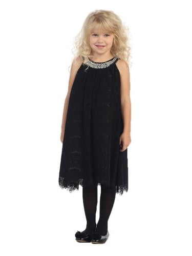 walmart girls black dress