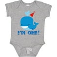 thumbnail image 3 of Inktastic Whale 1st Birthday Boys or Girls Baby Bodysuit, 3 of 5