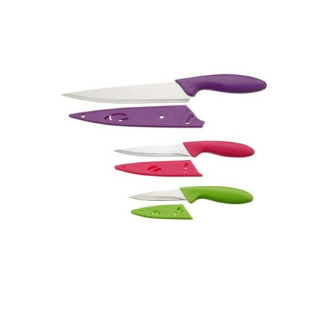 Mainstays Color Chef Knives Set of 3