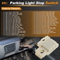 thumbnail image 3 of Unique Bargains Brake Light Switch for Buick Rainier 2004-2007 for GMC C4500 Topkick 2003-2009 Parking Light Stop Lamp Switch 15064159 1 pcs, 3 of 7