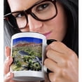 thumbnail image 2 of 3drose, Red Rock Canyon, Las Vegas, Nevada - Us28 Mde0008 - Michael Defreitas, 15oz Two-tone Black Mug, 2 of 6