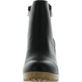 thumbnail image 3 of Sun + Stone Womens Rowaan Faux Leather Round Toe Ankle Boots, 3 of 3