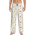 thumbnail image 2 of Kdxio Watermelon And Lemon Print Men's Sleep Pajama Pant Lounge Pants with Pockets, 2 of 8