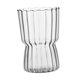 thumbnail image 4 of Taza de café helado reutilizable con líneas verticales, resistente al calor, 325 ml, para té, bebidas calientes y agua con leche., 4 of 9