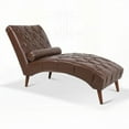 thumbnail image 5 of Modern Upholstered Chaise Lounge 25.39"W x 60.24"D x 32.28"H with Solid Wood Frame and High-Density Foam Filling, 5 of 16