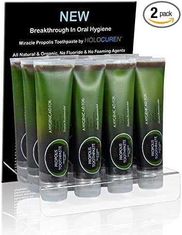 6 Pack, Miracle Propolis Toothpaste with Tea Tree Oil, Wholesale Offer, No Fluoride or SLS  6.4oz x 6