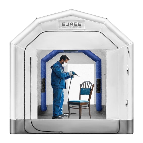 EJAEE Silver Series 12x10x10 All Purpose Inflatable Paint Booth w/ Blowers& Filters
