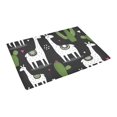 thumbnail image 3 of MKHERT Happy Alpacas Doormat Rug Home Decor Floor Mat Bath Mat 23.6x15.7 inch, 3 of 3