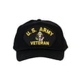 thumbnail image 2 of Gravity Trading Military Hats For Men - US Army Veteran Hat Black Cap Military Gifts For Men, 2 of 4