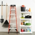 thumbnail image 5 of Gracious Living 4-Shelf Adjustable Medium-Duty Shelving Storage, White, 5 of 12
