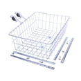 thumbnail image 2 of Wald 1392 Standard Large Front Handlebar Bike Basket (Silver), 2 of 3
