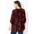 thumbnail image 5 of Catherines Women's Plus Size Petite Breezeway Georgette Blouse, 5 of 6