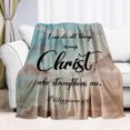 thumbnail image 1 of LHSHID Bible Verse Blanket Inspirational Religious Gift with Bible Verse Religious Gifts for Women 50x60in, 1 of 6