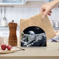thumbnail image 2 of Yayeee Napkin Holder for Table Kitchen Paper Tissue Organization, Astronaut with Beer, 2 of 8