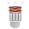 thumbnail image 3 of Para Xiaomi Mijia 2c piezas cepillo principal cepillo lateral filtros paño de fregona, 3 of 5