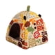 thumbnail image 1 of Hamaca para pájaros, hamaca colgante para loros, juguete cálido de invierno para esconder pájaros, casa para loros EstiloD L 17x17x18cm, 1 of 9