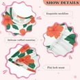 thumbnail image 2 of Girls Dress Hibiscus Flowers and Leaves Sleeveless Dress for Girls Hem A-Line Casual Sundress, 2 of 7