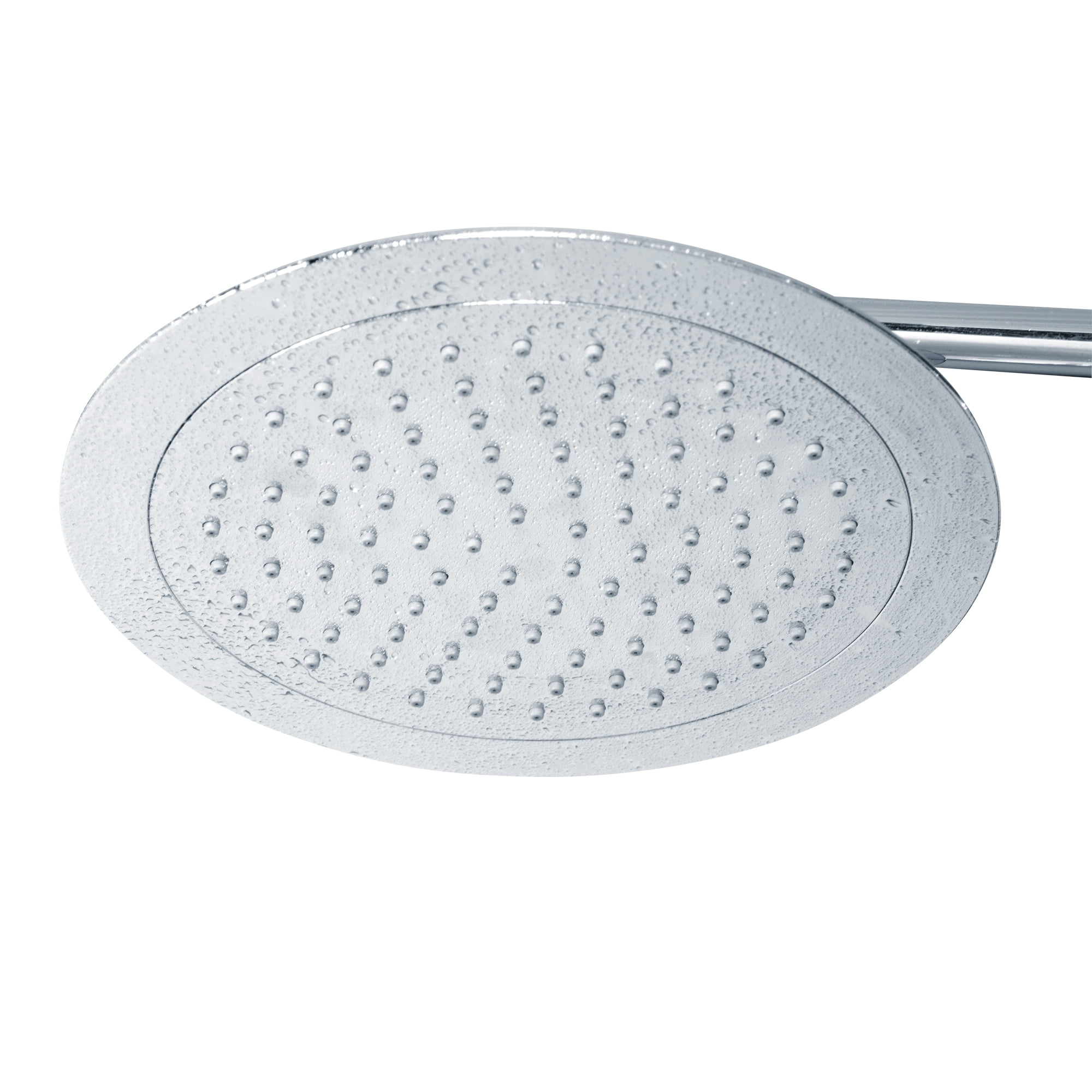 Lanai 8-in Rain Showerhead Shower System with 3-Body Jets Pivoting Shower Arm and Multi-function Handshower Chrome 1.8 GPM