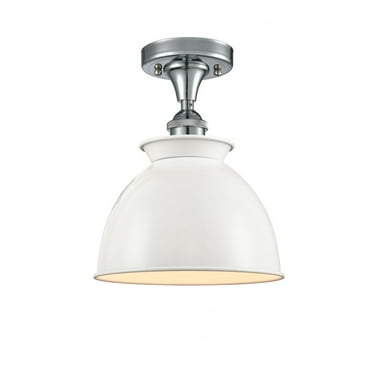 Innovations Lighting - Adirondack - 1 Light Semi-Flush Mount In Industrial