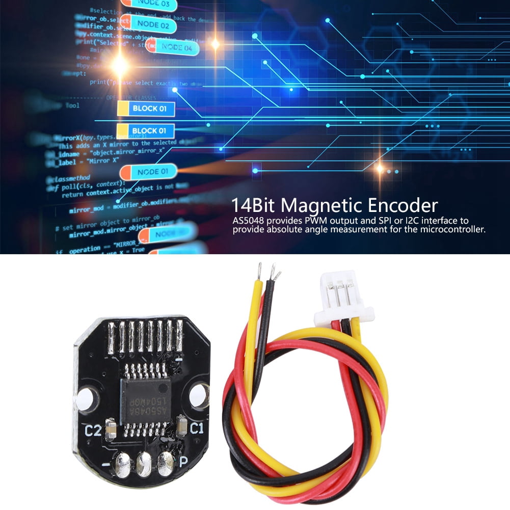 Magnetic Encoder AS5048A Module - 14-Bit PWM/SPI Interface For ...