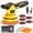 12V One Electric Basic Edition, variant on Cordless brushless car polishing machine set, multi speed adjustable electric polishing machine, rechargeable lithium battery, very suitable for car beauty, waxing, polishing