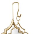 thumbnail image 4 of CosmoLiving by Cosmopolitan Gold Metal Geometric Wall Hanging Pillar Wall Sconce, 4 of 10
