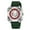 green, variant on Luxury Men's Sports Watch - Poker & Roulette Casino Design, Waterproof Chronograph, Stainless Steel Mesh Band, Quartz Movement