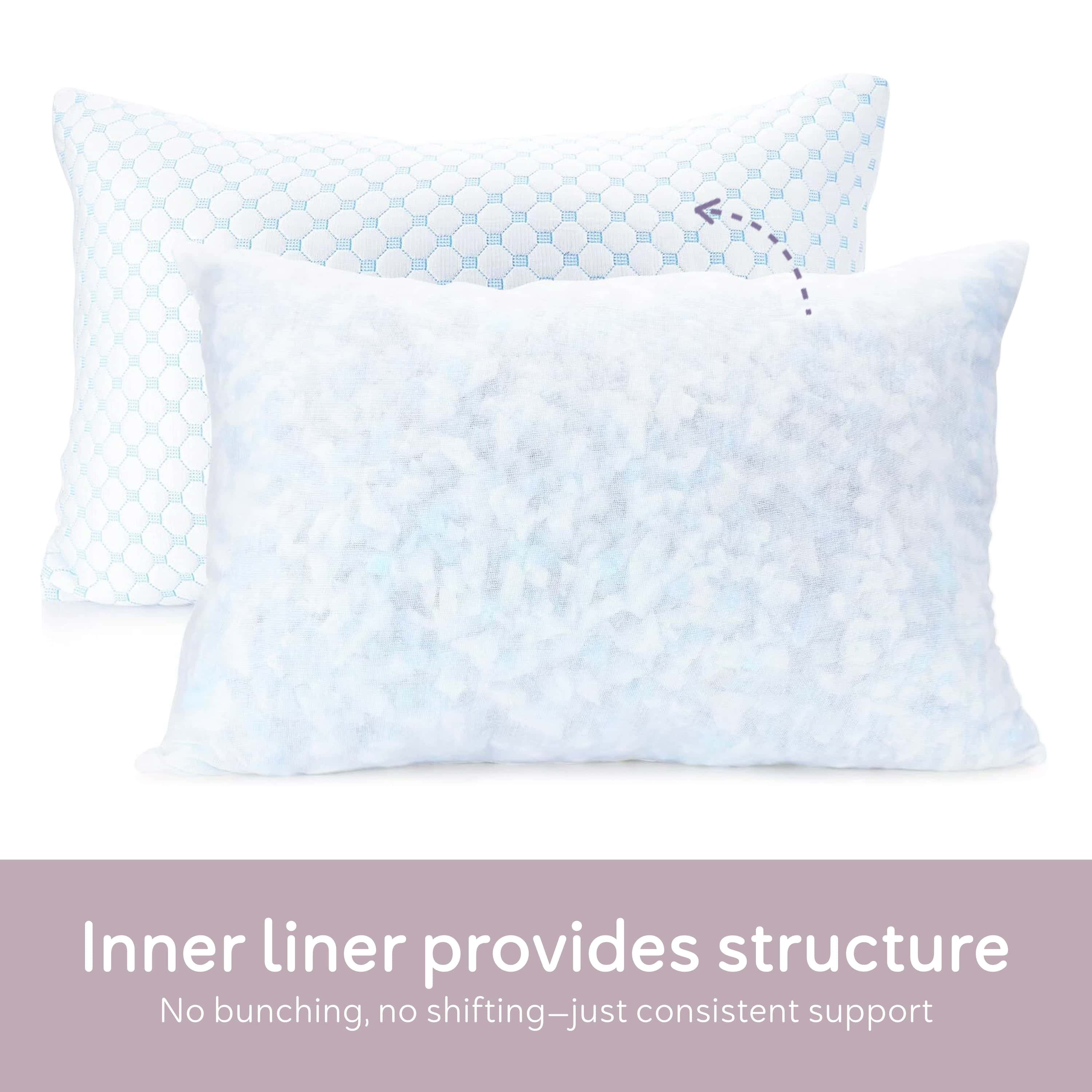 Virtu Cooling Memory Foam Pillow Queen 2-Pack photo 4