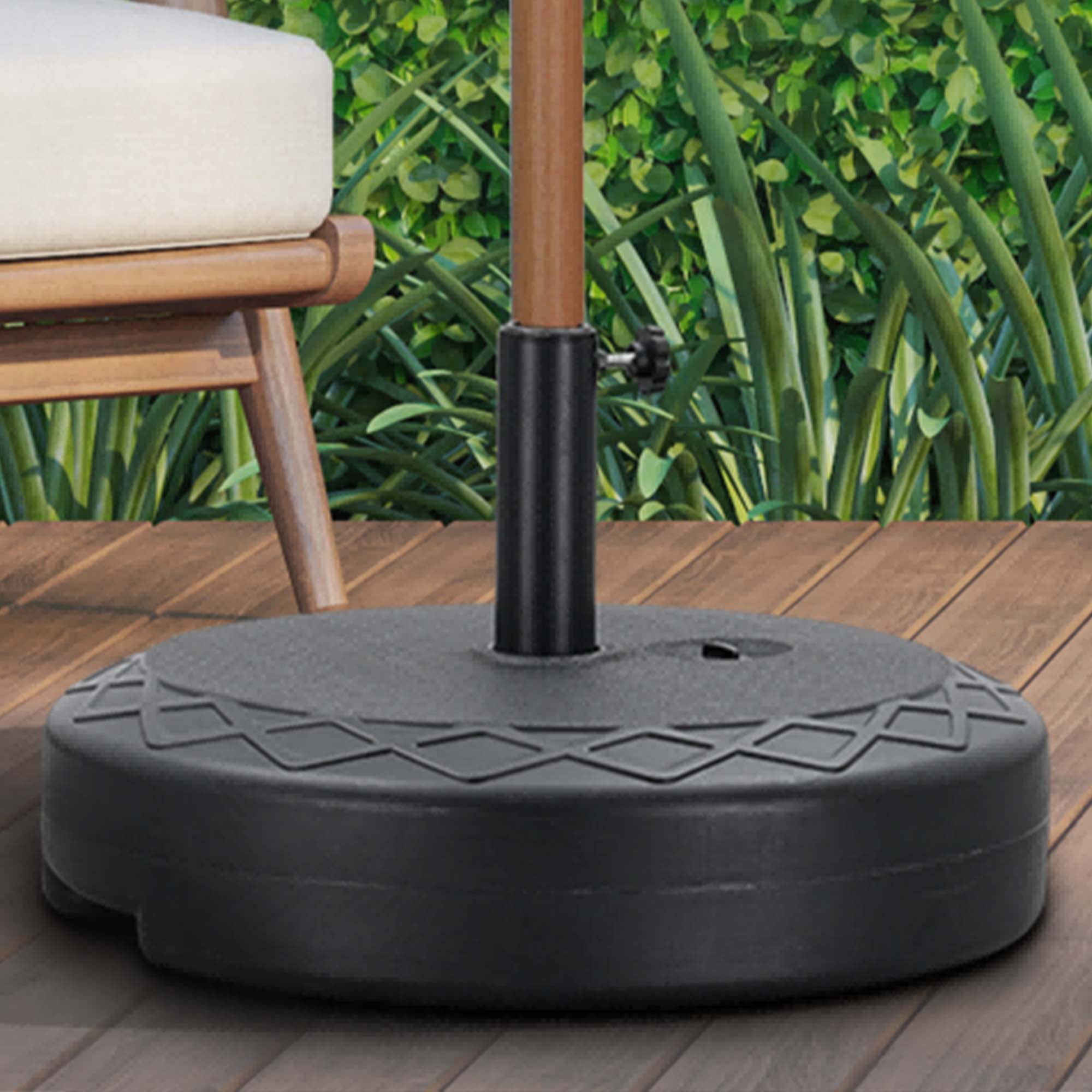 Autlaycil Outdoor Umbrella Base Water Filled 67lbs, Sand Filled 95lbs
