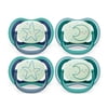 Philips Avent Ultra Air Pacifier - 4 X Light, Breathable Glow-In-The-Dark Baby Pacifiers For Babies Aged 6-18 Months, Bpa Free with Sterilizer Carry Case (Model SCF376/08)