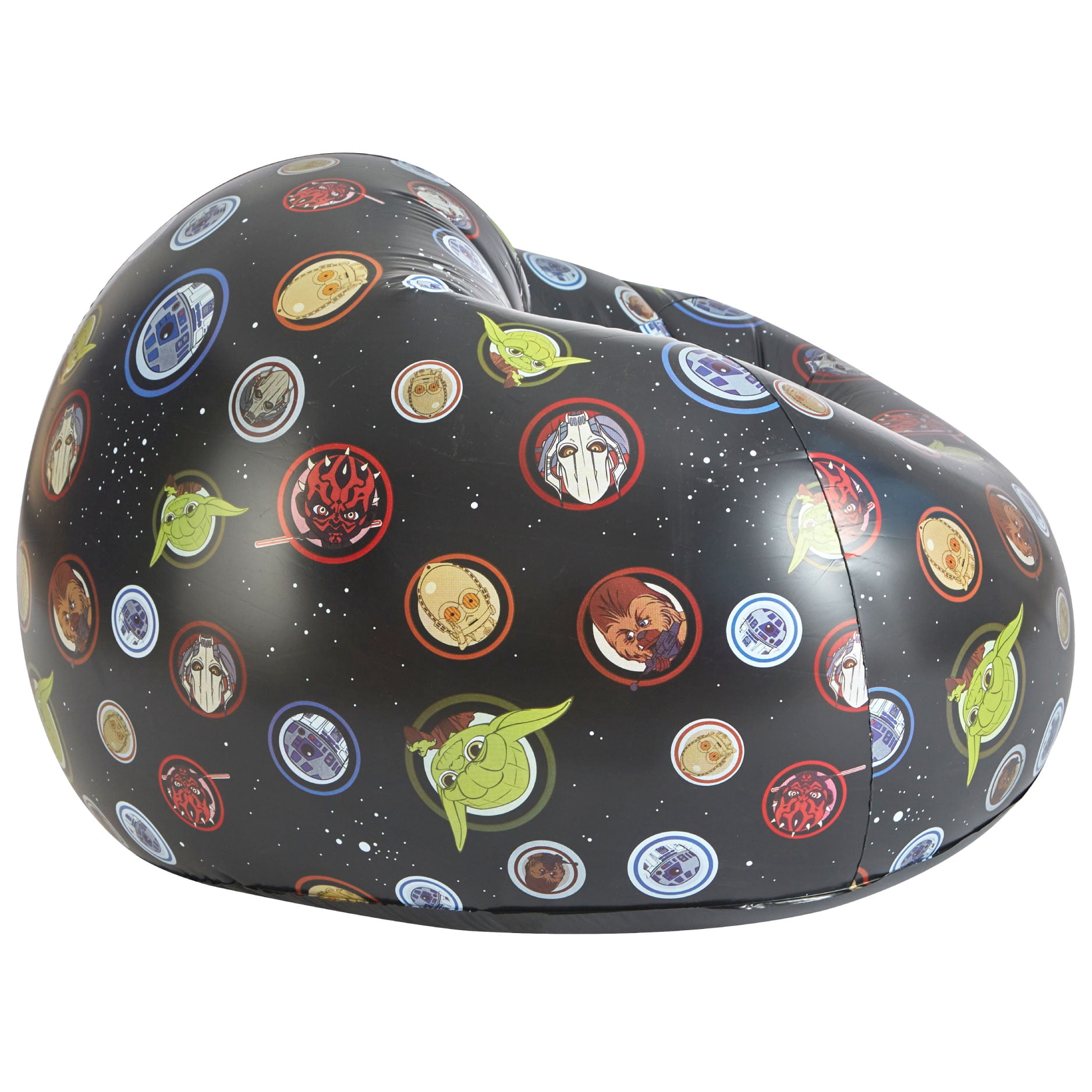 Star Wars Inflatable Gaming Chair by Idea Nuova - Grey, Ideal for Kids Ages 3 and Up