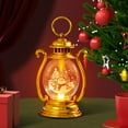 thumbnail image 4 of Christmas Decorations Glow New Portable Creative Small Oil Lamp Santa Claus Snowman Christmas Tabletop Decorations Christmas Decor Light Prop for Xmas Tree Garden Party Outdoor Indoor Home Decor, 4 of 7