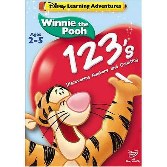 Disney's Learning Adventures: Winnie the Pooh - 123's (DVD, 2004) NEW