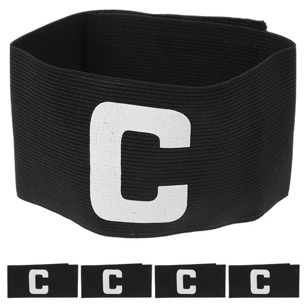 Brazalete de capitán de fútbol elástico de 5 uds., bandas ajustables para jugadores de baloncesto y fútbol, brazalete de capitanes deportivos para adultos y jóvenes