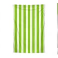 thumbnail image 2 of Oversized Cabana Striped Beach Towel, 60 x 28 Inch Large Quick-Dry Bath Towel, Lightweight Sand-Free Microfiber Towel for Swimming Pool & Travel, Available in 11 Colors, Green, 2 of 9