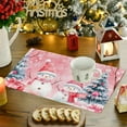 thumbnail image 5 of Winter Christmas Xmas Placemats Table Mats for Party Home Kitchen Dining Table Decorations, 12x18 Inches, 5 of 6