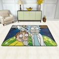 thumbnail image 2 of Rick And Morty Floor Mat Flannel Anti-Slip Pad Doormat 36"X24" Soft Absorbent & Wear-Resistant Area Rug For Home & Office, 2 of 7