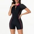 thumbnail image 5 of 2026 Long Sleeve Swimsuit for Women Zipper Front Sunscreen Rash Guard Performance Surfing Bathing Suit Sun Protection Swimwear, 5 of 5