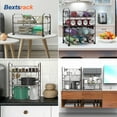 thumbnail image 7 of Bextsrack Set of 2 2 Layers Adjustable Water Bottle Organizer Wine Rack Cabinet Kitchen Countertops, Pantry, Refrigerator, Freezer, 7 of 7