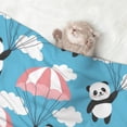 thumbnail image 2 of Naloa Panda Flying in the Sky Dog Blanket, 3 Sizes Cat Blanket for Indoor Cats Large Medium Small Dog Gifts-Large, 2 of 8