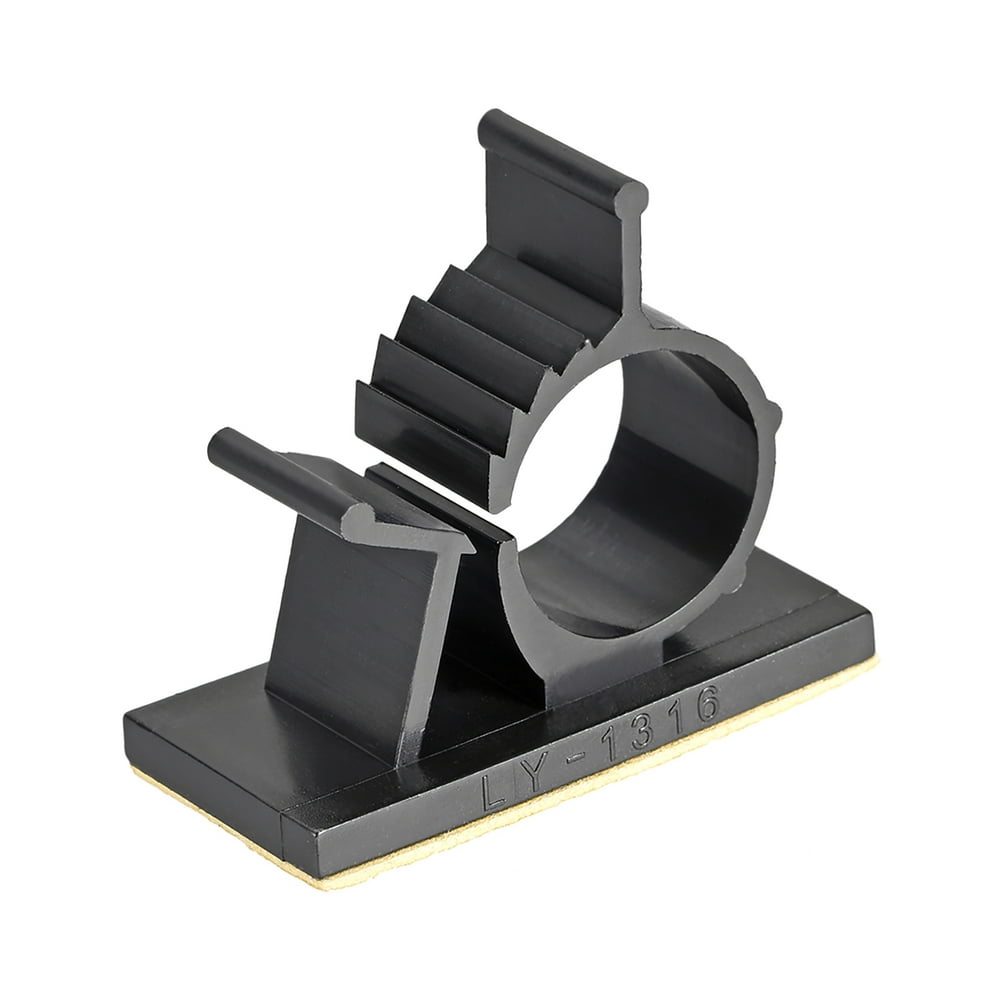 Self Adhesive Adjustable Wire Cable Tie Sticker Clip Black for 12.615.4mm Dia 1pcs Walmart